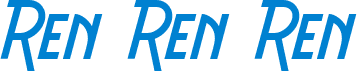 Ren Ren Ren